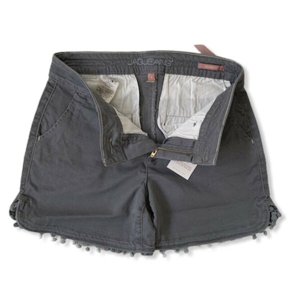 JAG Women's CADET Gray Streak Relaxed Fit Chino Short - Picture 5 of 11